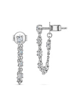 Серьги с бриллиантом