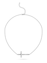Колье крест горизонтальный