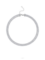 Колье с фианитами