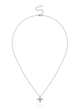 Колье с муассанитом