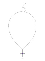 Колье с аметистом