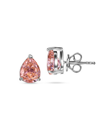 Серьги с фианитами