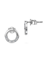 Серьги с бриллиантом