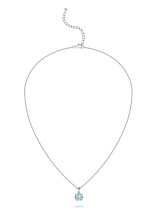 Колье с топазом фэнси