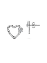 Серьги с бриллиантом