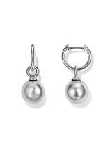 Серьги с жемчугом shell pearl