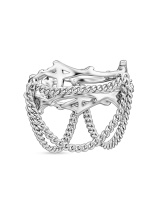 Кольцо с цепями