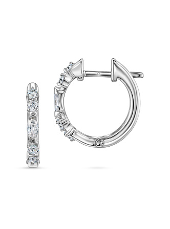 Серьги с бриллиантом