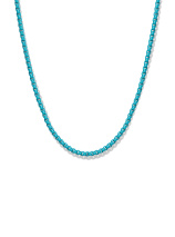 Колье с голубой нанокерамикой