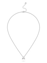 Колье с флиртующим муассанитом