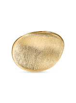 Позолоченное кольцо с сатинированием