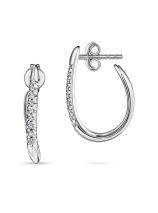 Серьги с бриллиантом