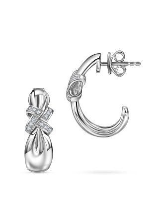 Серьги с бриллиантом