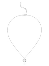 Колье знак зодиака Рыбы с бриллиантами