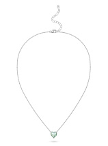 Колье конфетка с празиолитом