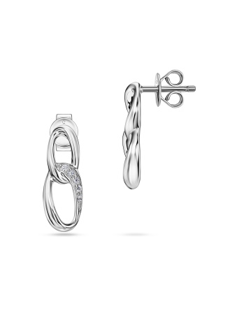 Серьги с бриллиантом