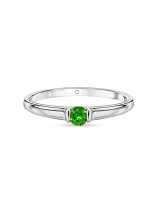 Кольцо с хромдиопсидом