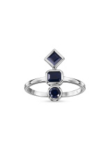 Кольцо с облагороженныйсапфирами