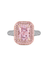 Кольцо с фианитами