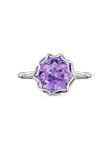 Кольцо с аметистом наоборот