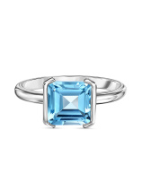 Кольцо с топазом