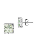 Серьги с аметистами