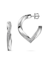 Серьги с бриллиантом