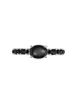 Кольцо с ониксами