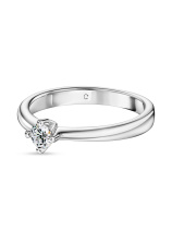 Кольцо с бриллиантом