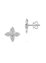 Серьги с муассанитом