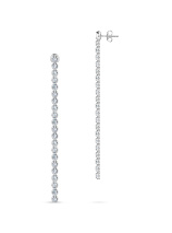 Серьги с фианитами