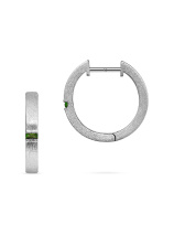 Серьги с диопсидами