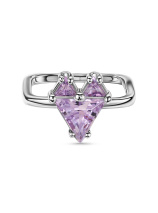Кольцо с аметистами