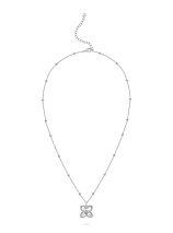 Колье с бриллиантом и перламутром