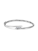 Браслет жесткий с бриллиантами