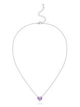 Колье конфетка с аметистом