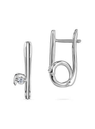 Серьги с бриллиантами