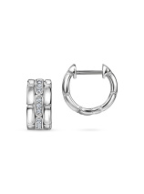 Серьги с бриллиантом