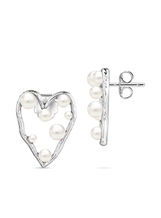 Серьги с имитация жемчугаами