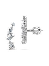 Серьги с бриллиантом