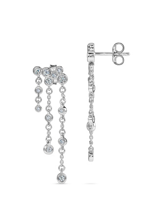 Серьги с бриллиантом