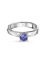 Кольцо с танзанитом