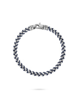 Браслет с текстильом