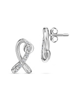 Серьги с бриллиантом