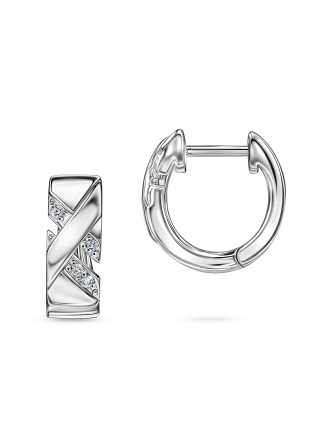 Серьги с бриллиантом