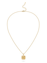 Колье с бриллиантами и желтыми сапфирами