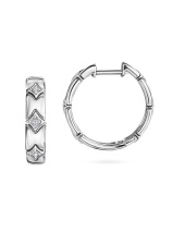 Серьги с бриллиантом