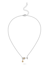 Колье с цитринами