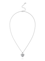 Колье с бриллиантом и перламутром